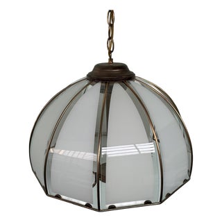 Vintage Italian Hollywood Regency Style Pendant Light, 1960s For Sale