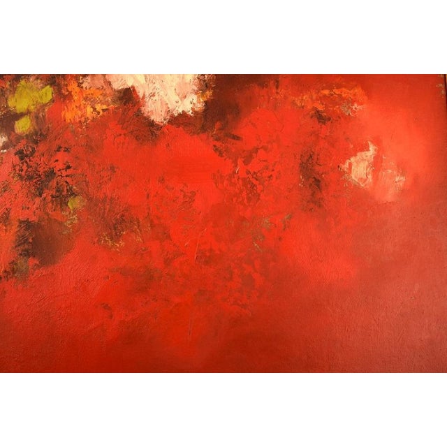 Veikko Kallinen, Abstract Composition, Oil on Canvas, 1960s-1970s For Sale - Image 4 of 8