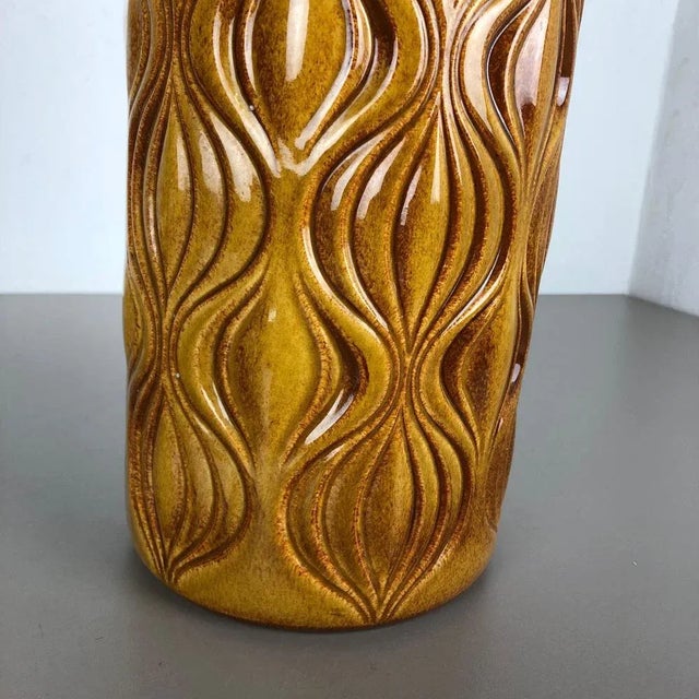 Large Pottery Fat Lava Multi-Color 485-45 Onion Vase from Scheurich, 1970s For Sale - Image 6 of 17