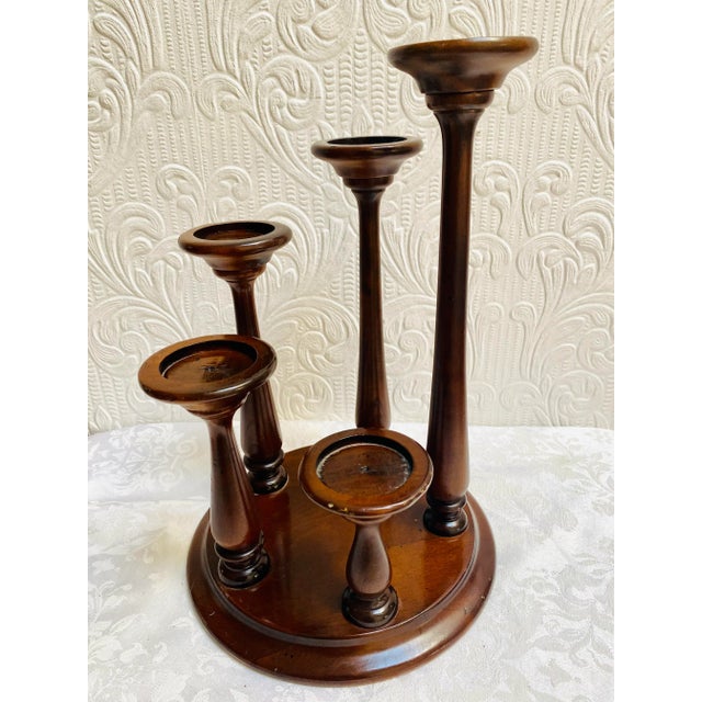 Unique one of a kind Mid Century candle centerpiece from the 1960’s.