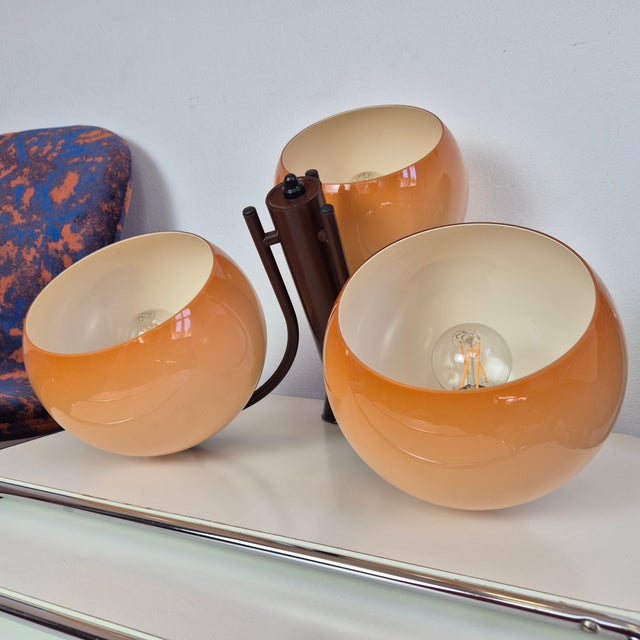 Mid-Century Modern Space Age Hungarian Pendant Lamp from Szarvasi, 1960s For Sale - Image 3 of 13