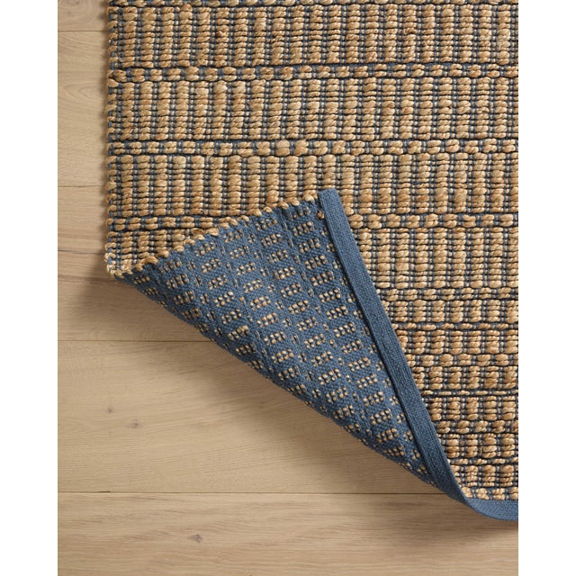 Angela Rose x Loloi Colton Natural / Navy 9'-0" x 12'-0" Area Rug For Sale In Dallas - Image 6 of 8