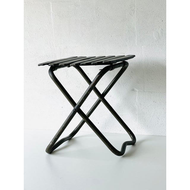 Industrial Folding Metal Chair, 1970s For Sale - Image 11 of 18