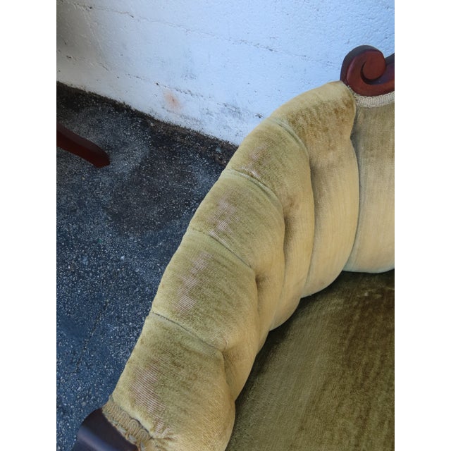 Victorian Style Carved Side Chairs a Pair 6361 For Sale - Image 9 of 14