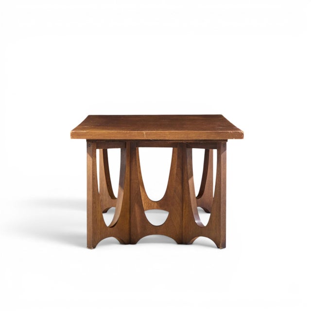 Mid 20th Century Broyhill Brasilia Mid Century Walnut Coffee Table For Sale - Image 5 of 9