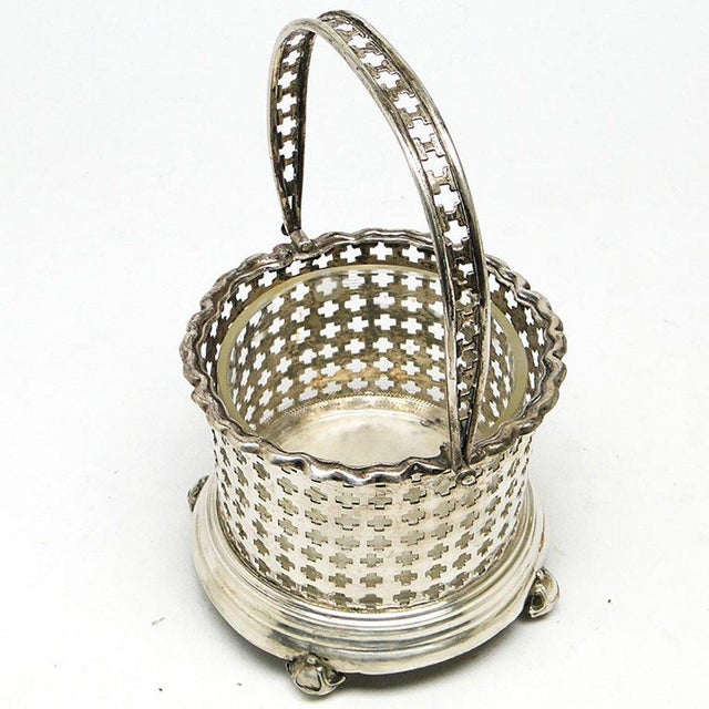 Mid 19th Century 19th Century Silver Sugar Bowl, Denmark, 1860 For Sale - Image 5 of 8