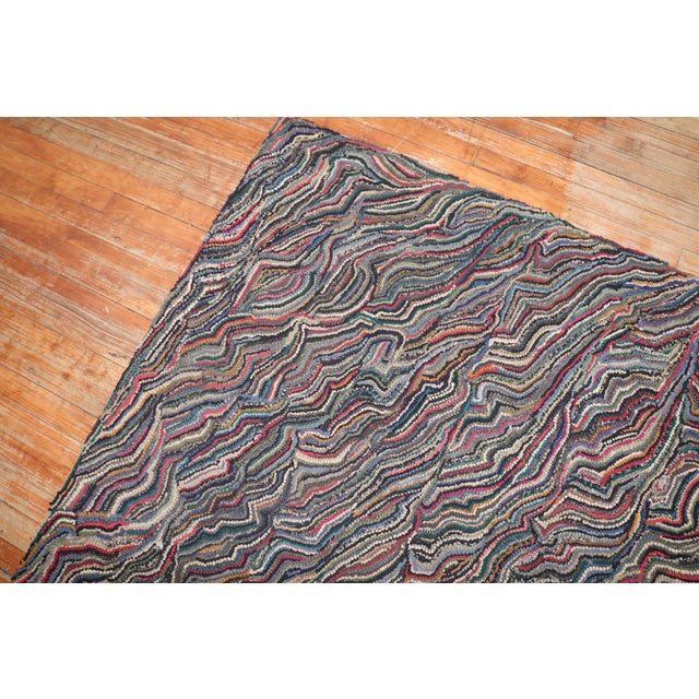 Late 20th Century American Hooked Rug For Sale - Image 13 of 18