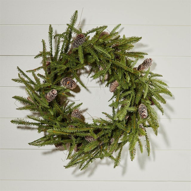 Bring the beauty of the outdoors into your home with the Pine and Pinecone Wreath. Featuring earthy green and brown tones,...
