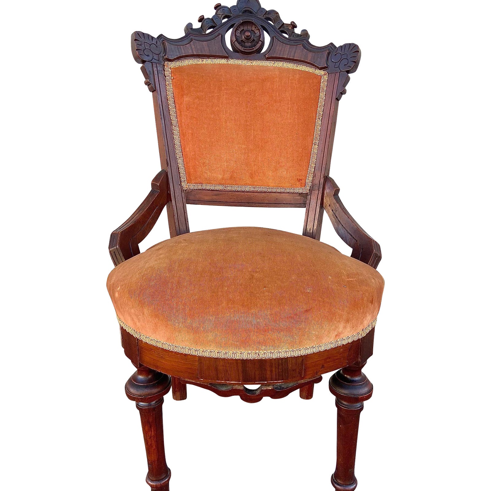 Antique Victorian Eastlake Carved Side Chair Chairish