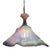 Vintage Hand Blown Multicolor Tiered Abstract Jellfish Art Glass Pendant Light For Sale - Image 14 of 18