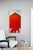 Still the Heartland by Justin Wheatley | Acrylic on Canvas Red Barn With Blue Sky For Sale In Denver - Image 6 of 10