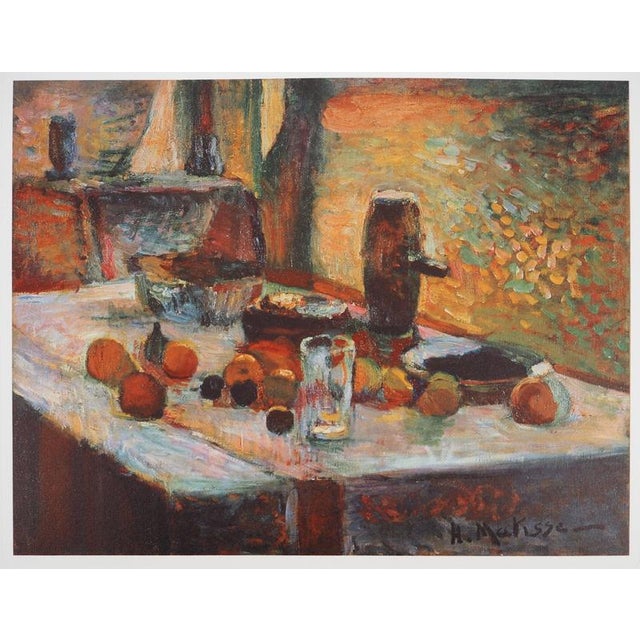 Henri MATISSE (1869-1954) Still life with oranges Color lithograph after a painting by the artist Signed in the plate On...