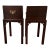 1970s Pair of Ethan Allen Cherry Wood Chippendale Style Jardinières For Sale
