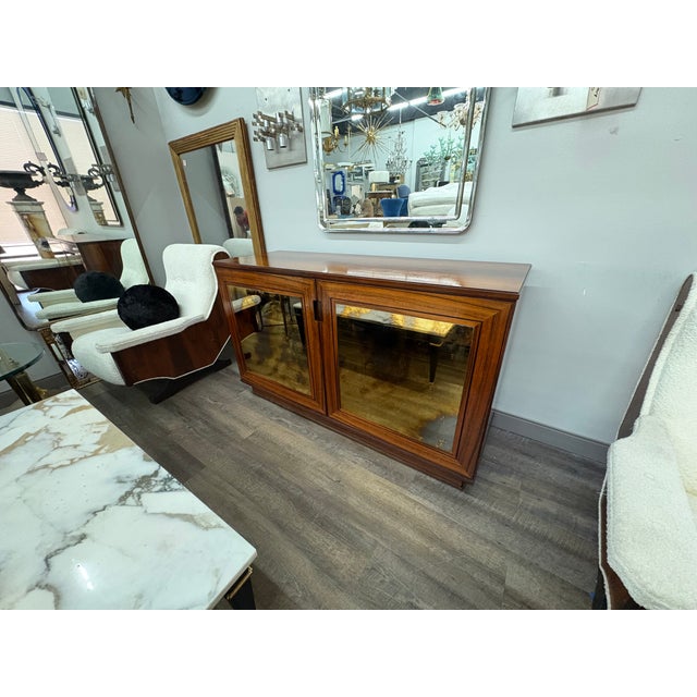 1960s 1960s Italian Modern Credenza With Mirrored Doors For Sale - Image 5 of 13