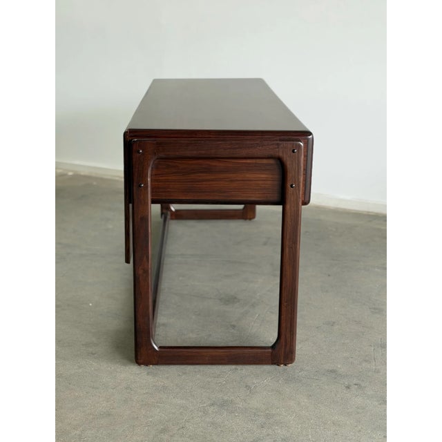 Mid-Century Modern Danish Rosewood Executive Desk – Floating Top For Sale - Image 15 of 18