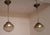 Vintage Ceiling Lamps with Frosted Glass Shade, 1970s, Set of 2 For Sale - Image 4 of 7