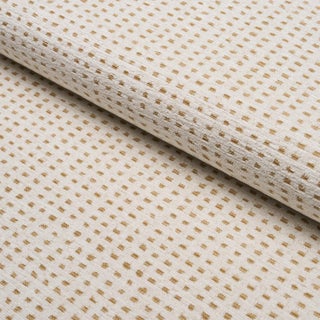 Sample - Schumacher Jasper Performance Chenille Fabric In Pearl For Sale