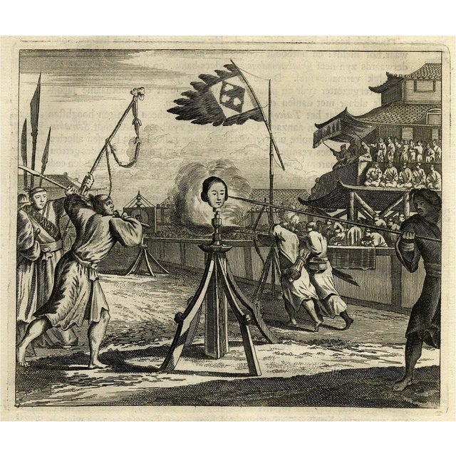 17th Century After Arnoldus Montanus, Jousting Tournament in Japan, 1669, Paper For Sale - Image 5 of 5