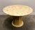 Round Breccia Marble Pedestal Table | 1980s Vintage Stone Dining Table | Postmod For Sale - Image 4 of 14