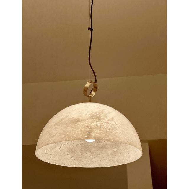 Vintage Glass Pendant Light from Glashütte Limburg, 1970s For Sale - Image 6 of 18