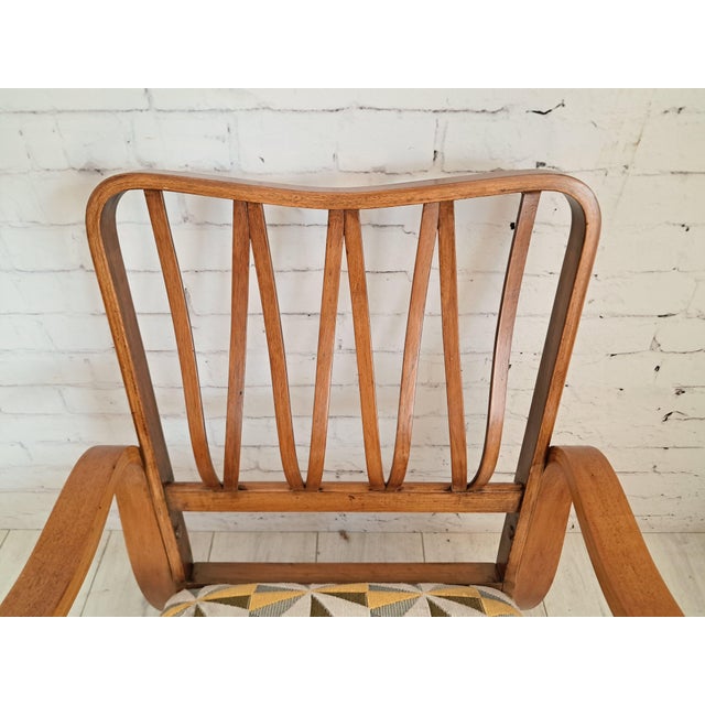 Mid-Century Modern Linden Armchair, 1950s For Sale - Image 15 of 17