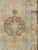 Measures: 7'5 x 10'8. Vintage Turkish Kars rug with floral medallion in camel, tan, taupe, gray, sand, Keivan Woven Arts,...