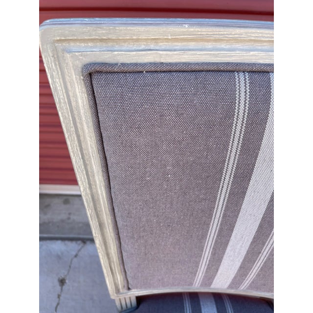 Textile Safavieh Gray Buchanan French Brasserie Pair of Dining Chairs For Sale - Image 7 of 9