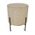 Tuscan Cream Round Side Table 17" For Sale - Image 4 of 10