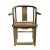 Brown Antique Ming Horseshoe Back Chair For Sale - Image 8 of 8