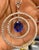 6.7 Carat Tanzanite & 2.5 Ct Diamond Two Circles Pendant/ Necklace 18 Karat Gold For Sale - Image 10 of 18