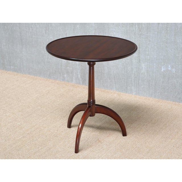 This rare side table was designed by Frits Henningsen and produced in Denmark in the 1940s. The table is stamped with the...
