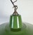 Mid-Century Modern Industrial Green Enamel Factory Pendant Lamp, 1960s For Sale - Image 3 of 17
