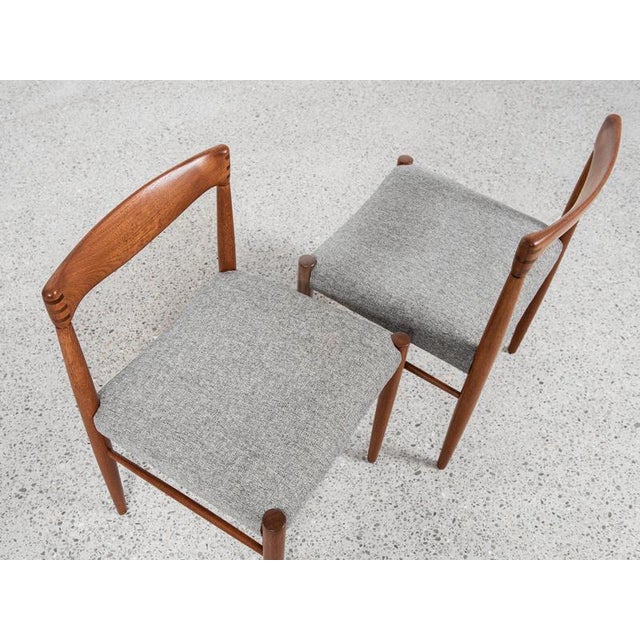 Mid-Century Danish Dining Chairs in Teak attributed to H.W. Klein for Bramin, 1960s, Set of 6 For Sale - Image 6 of 11