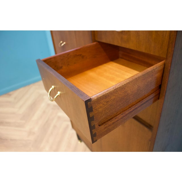 Brown Mid-Century Compact Wardrobe from G-Plan, 1960s For Sale - Image 8 of 13