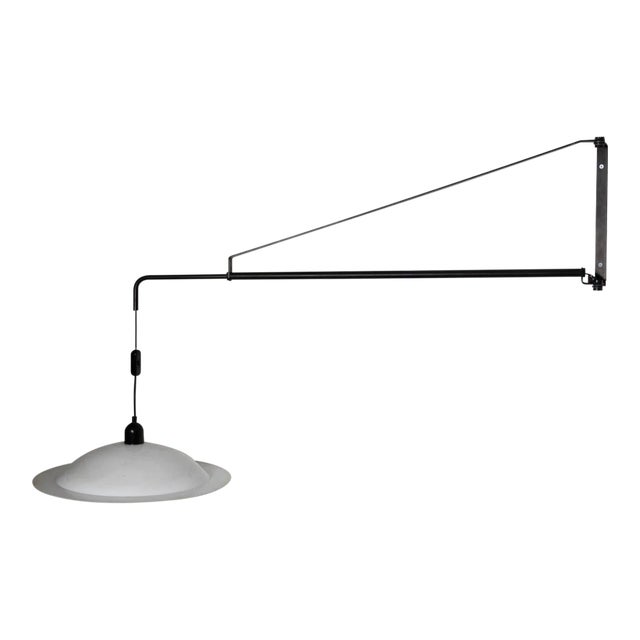 Mid-Century Wall Lamp Potence Counterweight by Stilnovo. Italy, 1970s For Sale