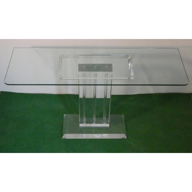 Vintage Sculptural Base for Acrylic Glass Table, Italy, 2000 For Sale - Image 13 of 16