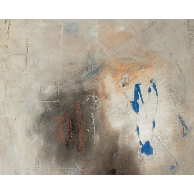 1990 “Structure Series #15” Mixed Media Painting by Susan Laufer For Sale In Indianapolis - Image 6 of 8