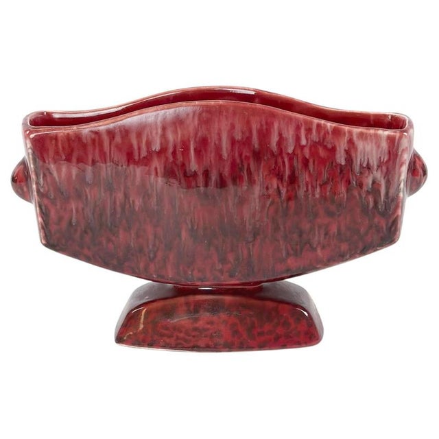 Modernist Drip Glazed Mantel Vase from Shorter & Sons, England, 1950s For Sale - Image 10 of 10