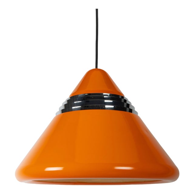 Red Scone Pendant Lamp by Kazuo Motozawa for Staff, 1970s For Sale