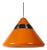 Red Scone Pendant Lamp by Kazuo Motozawa for Staff, 1970s For Sale