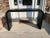 1980 Karl Springer Style Black Console Table For Sale - Image 9 of 11
