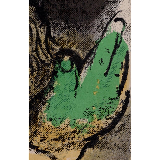 Marc Chagall, Job en prières (Job Praying), 1960, Original Lithograph For Sale - Image 6 of 8