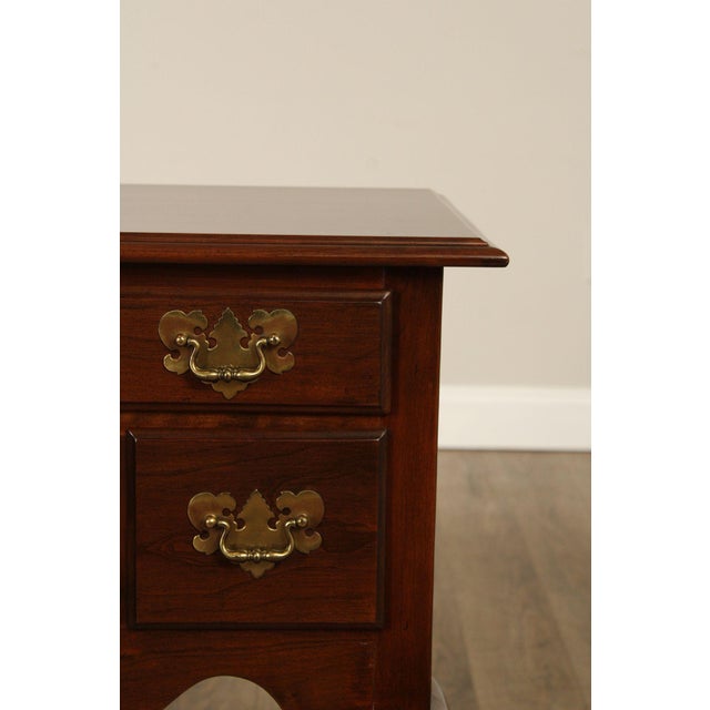 Harden Queen Anne Style Cherry Lowboy For Sale - Image 11 of 12