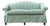 Vintage Striped Slip Covered Camelback Loveseat For Sale