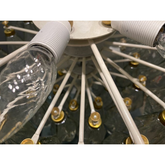 Murano Glass Polygon Chandelier, 1980s For Sale - Image 13 of 15