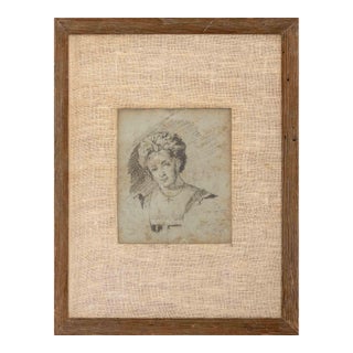 Continental Old Master Portrait of a Lady, 18th Century For Sale