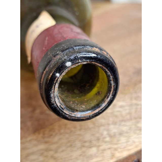 Vintage Empty 1947 Château Cos d'Estournel Wine Bottle - Heublein Rare Wine Auction For Sale In Boston - Image 6 of 16