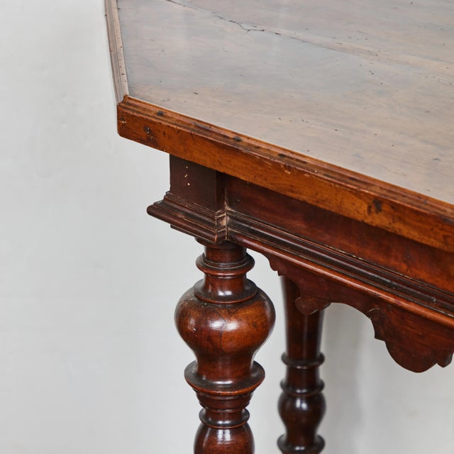 Walnut Console from Tuscany For Sale - Image 4 of 10