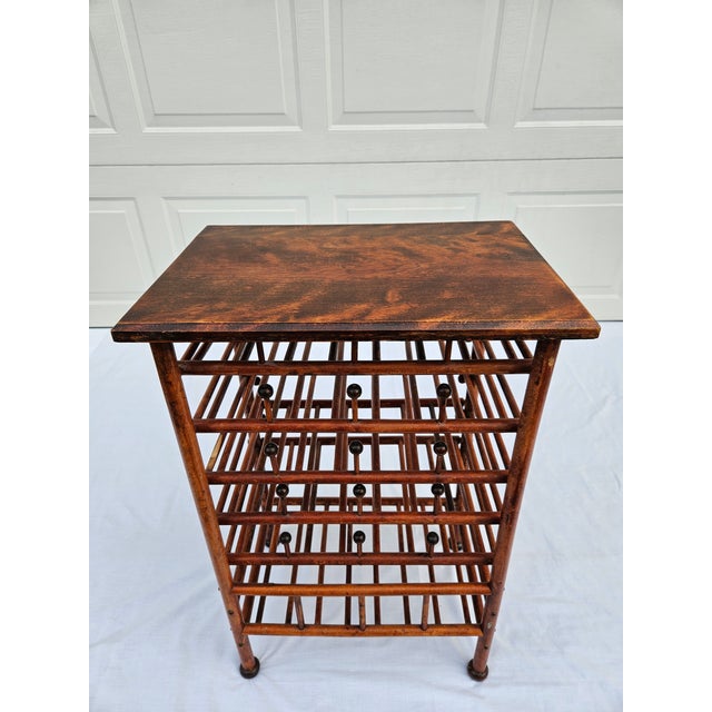 Antique Stick and Ball Music Magazine Rack For Sale - Image 10 of 16