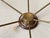 Sputnik Ceiling Light with Six Brass Arms and Colored Sockets, 1960s For Sale - Image 14 of 16